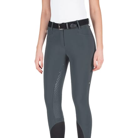 Damesrijbroek met hoge taille Equiline Full Grip Adellek