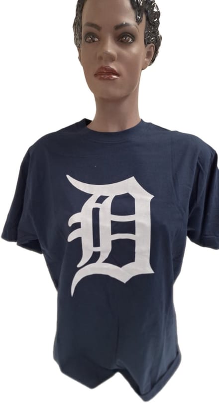 DETROIT TIGERS - T-SHIRT-NAVY- M