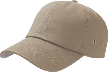 Atlantis Actie 6 Paneel Chino Baseball Cap (Khaki)