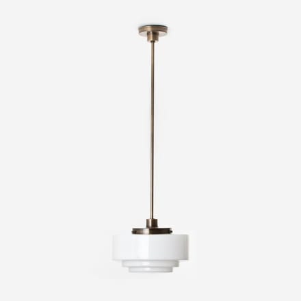 Hanglamp Getrapt Ø 30 20's Brons - Art Deco Trade