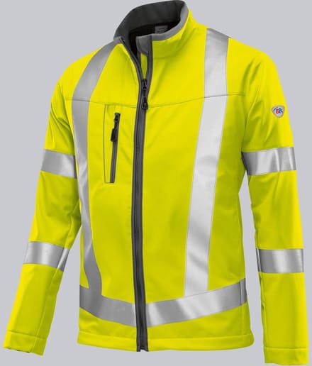 BP® SOFTSHELL JACK MET HOGE ZICHTBAARHEID Werkjas reflecterend