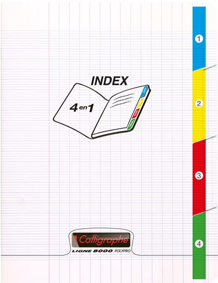 Kalligrafisch notitieboek 4x geniet, 170x220mm