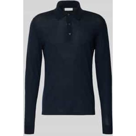 Slim fit Poloshirt van pure wol Model 'Eross'