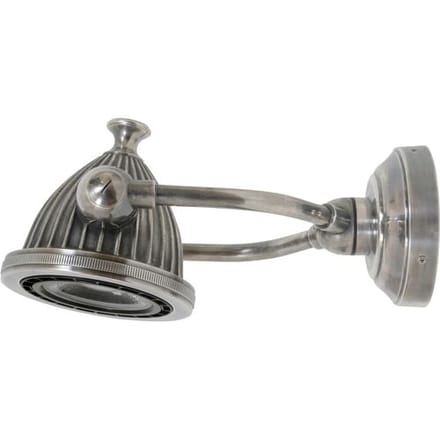 KS Verlichting Wandlamp Benton Antiek Zilver