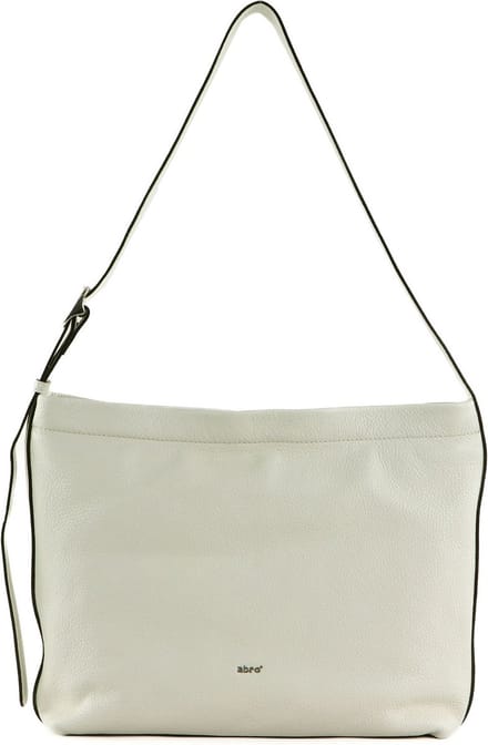 abro Leren Schoudertas Leather Dalia Hobo 11 am Bag Ivory Crème