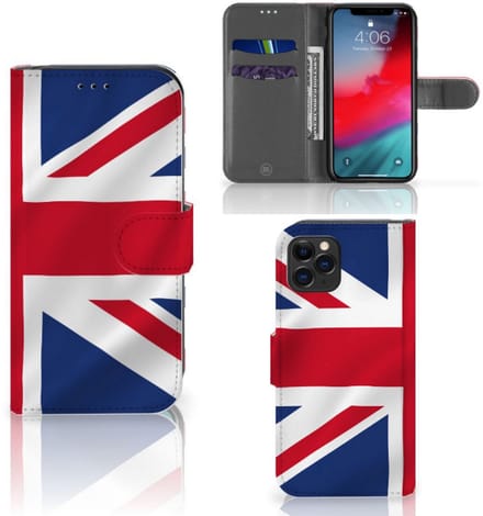Apple iPhone 11 Pro Bookstyle Case Groot-Brittannië