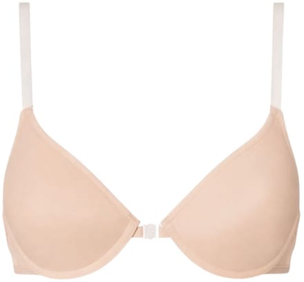Dans- en ballet bh huidskleur – beugel en transparante bandjes cup maat E