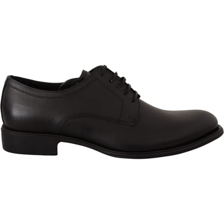 Dolce & Gabbana Zwarte Leren Veterschoenen voor Mannen