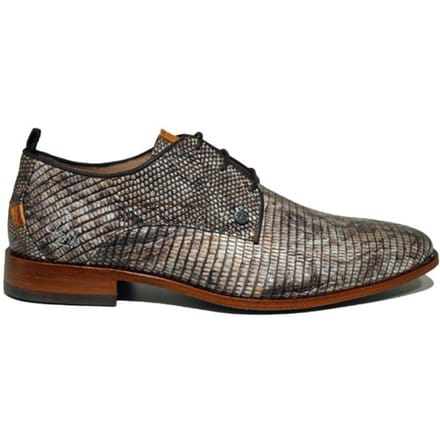 Rehab Greg Marble heren nette veterschoen - Beige multi - Maat 42