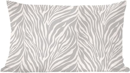 Sierkussens - Kussentjes Woonkamer - 60x40 cm - Zebra - Motief - Grijs