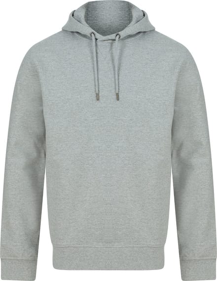 Henbury Ecologische unisex sweater met capuchon H841 - Heather Grey - S