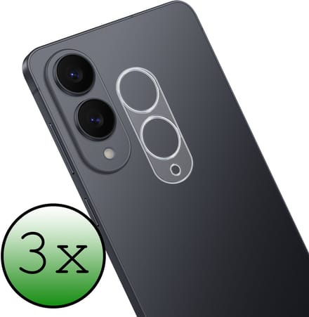Camera Lens Protector - 3 Stuks Geschikt voor Samsung Galaxy S25 Edge - Camera Screenprotector Beschermglas - Gehard Glas - Tempered Glass - Screen Protector
