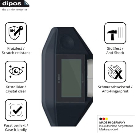 dipos – 2x Pantserfolie geschikt voor Bosch Dicentis Wireless Discussion | 9H Screenprotector