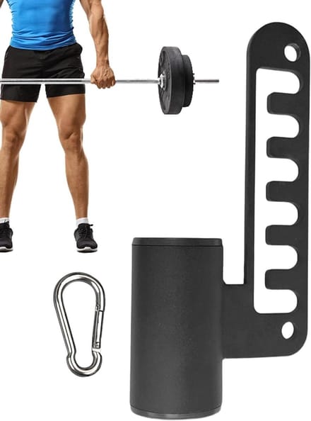 Squat Riem Accessoire - Kabel Handvat - Kracht Training - Ergonomische D-Grip - 26 x 12.4cm - Zwart