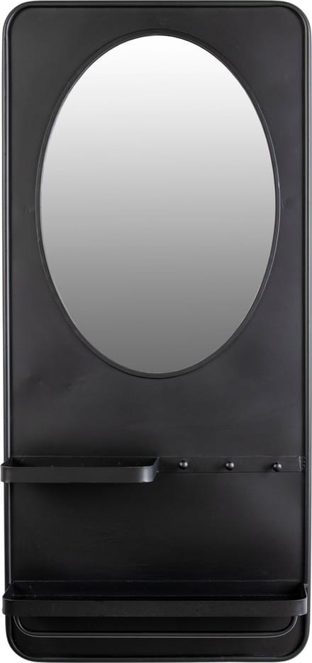 Housecraft Living Pascal Spiegel Wandplank L - Zwart