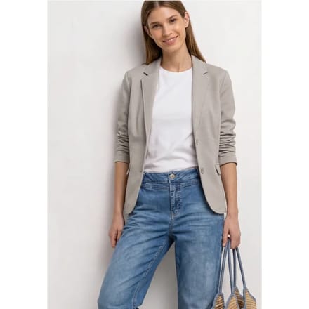 Basis piqué blazer