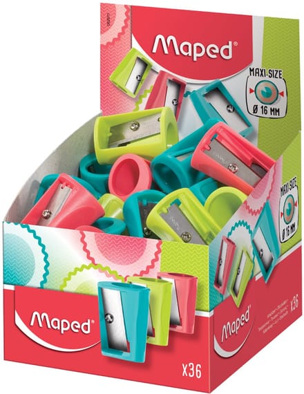 Maped puntenslijper Vivo, kunststof, display van 36 stuks.