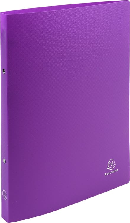 Exacompta 25x Ringband ondoorschijnende PP met 2 ringen van 15 mm - A4 - Purper - 54197SE