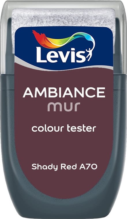 Levis - Muurverf Kleurtester Mat Mix - Shady Red A70 - Mengverf - 30 Ml