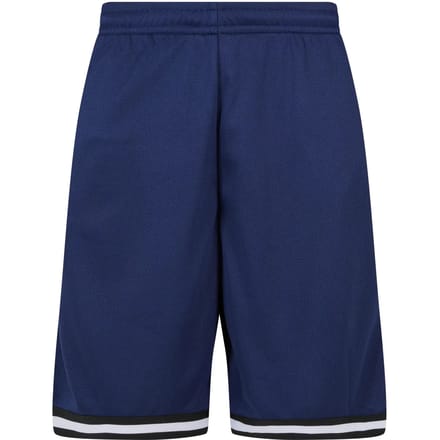Urban Classics - Stripes Mesh Korte broek - S - Donkerblauw/Zwart