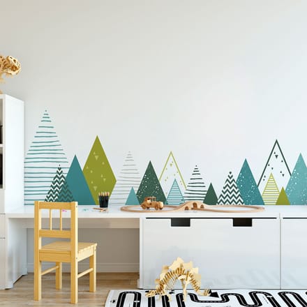 Kinderstickers van Scandinavische bergen, Lynka, 100 x 170 cm