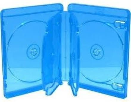 Blu-ray doosjes - Opslag media - Films bewaren - Machine-pack-quality - 22 mm - Blauw