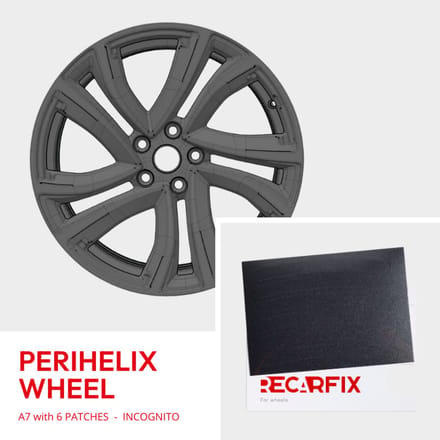 Tesla Model X - Velgschade patch Perihelix Wheel Incognito
