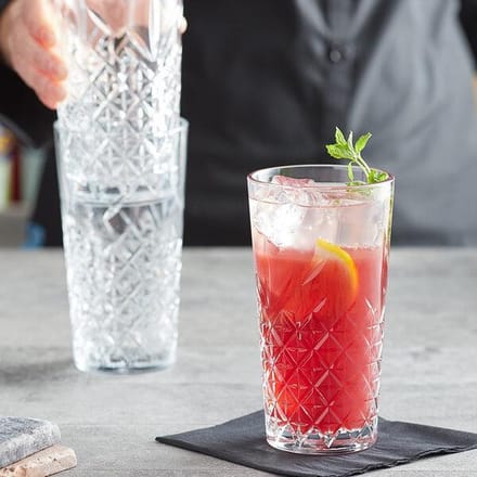 Pasabahce Longdrink Timeless- 470 ml - 4 stuk - Stapelbaar