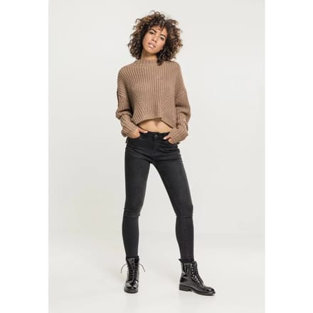 Urban Classics - Wide Oversize Sweater/trui - S - Beige