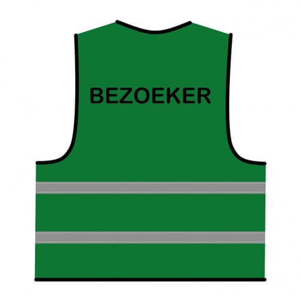 Bezoeker hesje groen