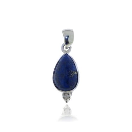 SilverGems  Zilveren hanger met Lapis Lazuli edelsteen