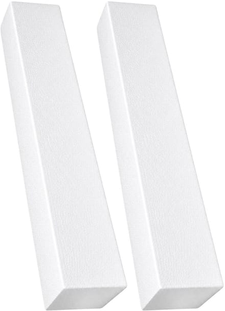 Piepschuim vormen - baksteen - 2x - 70 x 10 x 10 cm - styropor hobby / DIY vorm - basis knutselfiguren
