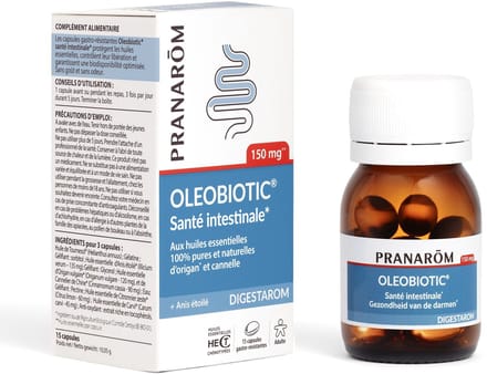 Pranarom - Oleobiotic® Santé intestinale* - 15 capsules