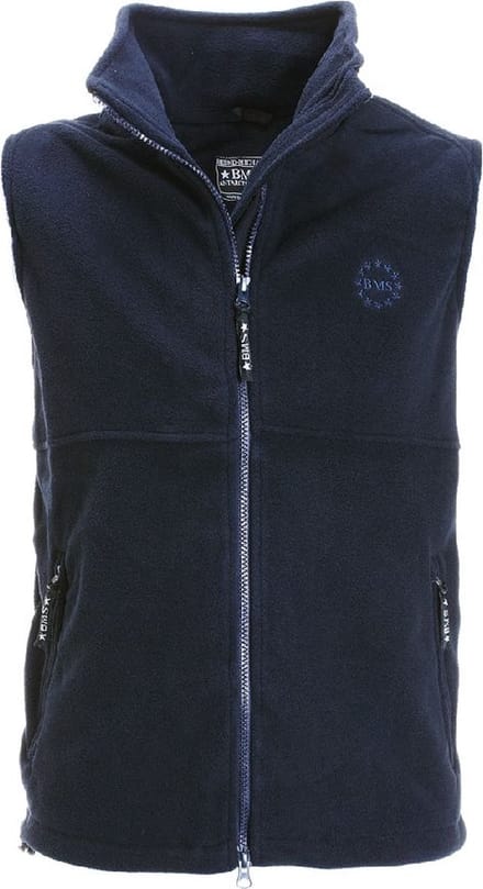 BMS Windsmoother fleecevest marineblauw
