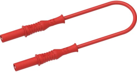 Electro PJP 2317-IECIV-CD1-100R Meetsnoer Steekaansluiting 4 mm 1 m Rood 1 stuk(s)
