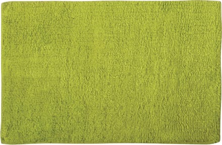 MSV Badkamerkleedje/badmat - voor op de vloer - appelgroen - 45 x 70 cm - polyester/katoen