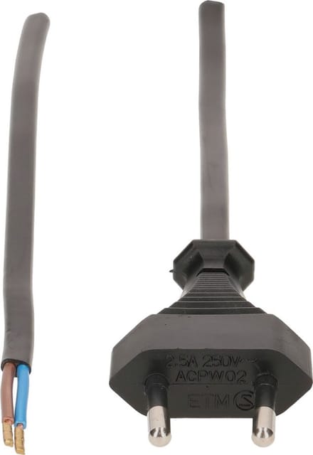 Max Hauri 138770 Aansluitkabel Stroom Zwart 3 m