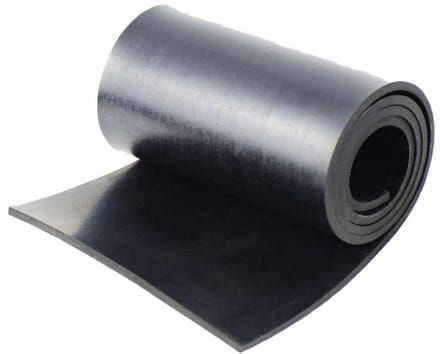 Neopreen Rubber Strips - Massief Rubber Blad - Doe-het-zelf Afdichtingen - Oliebestendig Synthetisch Rubber - 1/8 inch dik - Zwart