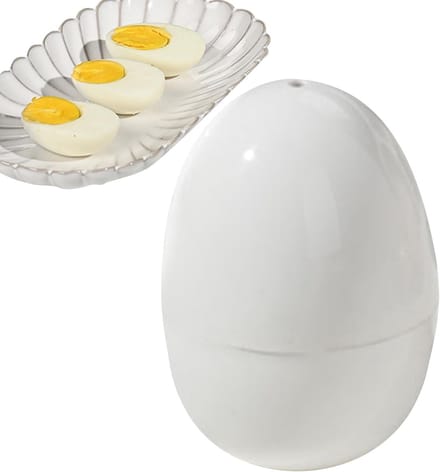Magnetron Eierkoker - Stoompan Keuken - Snel Eieren Koken - Voorkomt Barsten - Voor 4 Eieren