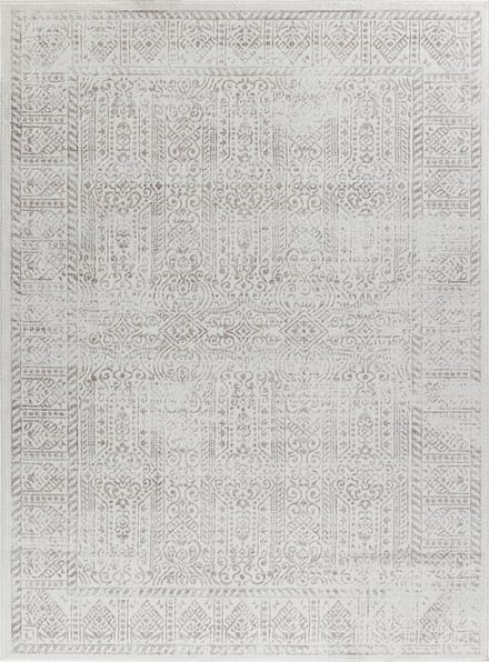 SURYA Dania vloerkleed vintage oosters bruin grijs