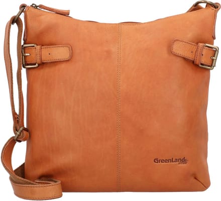Greenland Nature Crossbody tas Leder 34 cm - Dames - cognac2