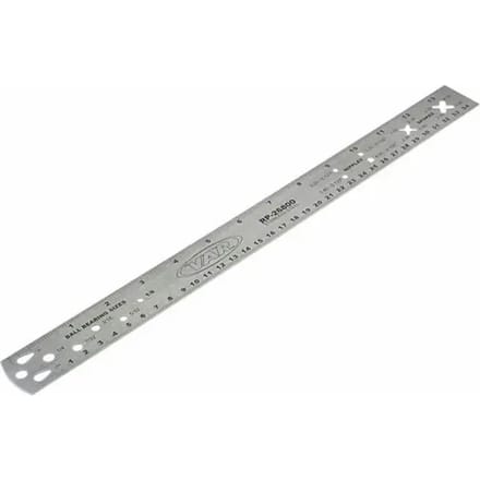 Var Spoke And Nipple Gauge Liniaal Zilver