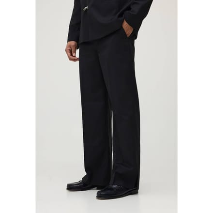 Relaxed Fit Suit Trousers | Black | Size 42