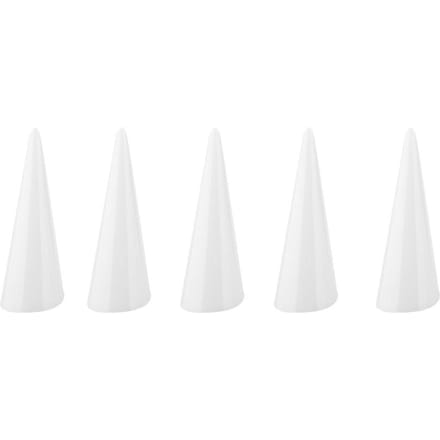 5 stuks Enkele Vinger Display Ringhouder Vitrine Standaard Sieraden Ringen Organizer (Wit) wit
