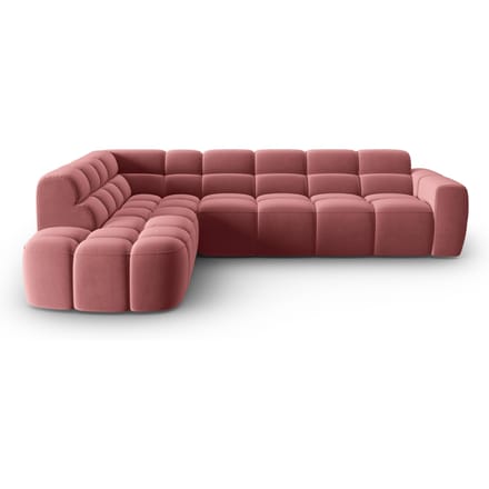 5-zits hoekbank Lisa velvet | Micadoni