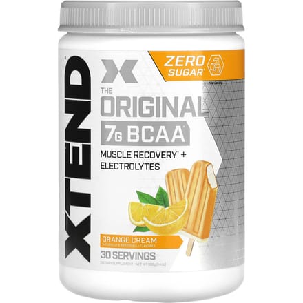 XTEND, Les BCAA 7G Originaux, Saveur Crème d'Orange, 396g (14 onces)