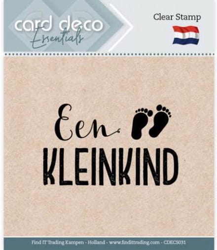 Een Kleinkind - Clear Stamps by Card Deco Essentials