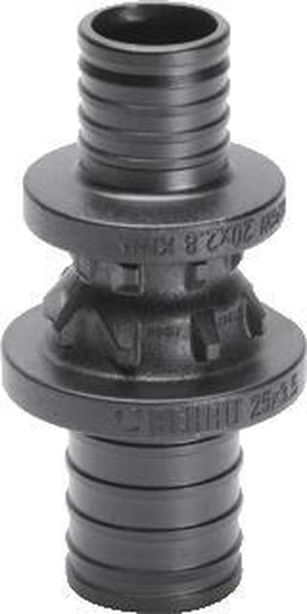 Rehau Rautitan rechte koppeling verloop 40x32mm PX