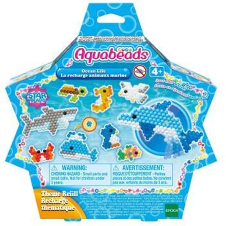 Aquabeads thema navulling zee dieren- 600 parels