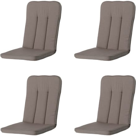 Madison - Tuinkussen Exelsior/primero/Balero Rib liver - Ca. 110x48 cm - Set van 4